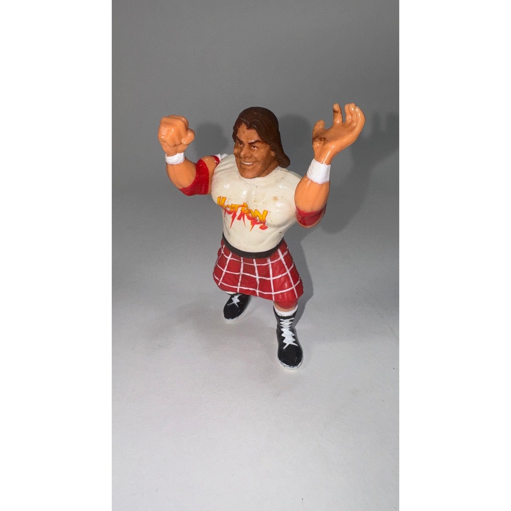 Vtg 1990 Hasbro WWF Rowdy Roddy Piper Figure Series 1 Wrestling Works WWE